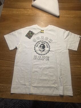 Bape x Coach College T-Shirt (US L) White